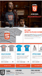 Mobile Screenshot of html5shirt.com